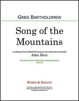 Song of the Mountains SATB choral sheet music cover